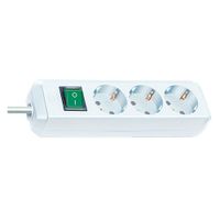 Brennenstuhl 1152920 Eco-Line PDU Stekkerdoos 3 Sockets met Schakelaar Wit - 5 meter