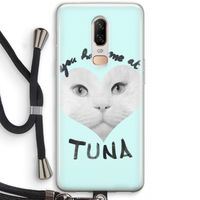 You had me at tuna: OnePlus 6 Transparant Hoesje met koord