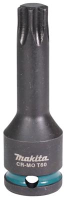 Makita Accessoires Slagschroefbit T60x78mm Impact Black 1/2" VK - E-19853
