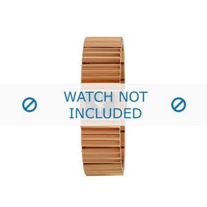 Diesel horlogeband DZ5268 Roestvrij staal (RVS) Rosé 20mm