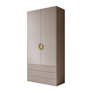 Meubella Kledingkast Nyna - Beige - 100 cm