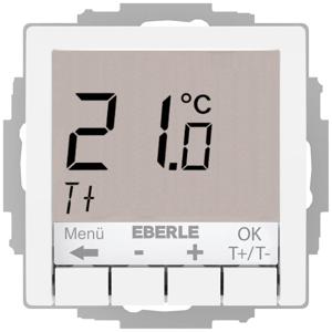 Eberle 527825455504 UTE 4100-Rw-RAL9010-G-55 Kamerthermostaat Inbouw (in muur) Verwarmen/koelen 1 stuk(s)