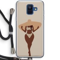 Let's get salty: Samsung Galaxy A6 (2018) Transparant Hoesje met koord