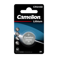 Batterij SET 2 stuks - CR2450 lithiumknoopcel 3V (1 blisterverpakking) - thumbnail