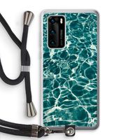 Weerkaatsing water: Huawei P40 Transparant Hoesje met koord