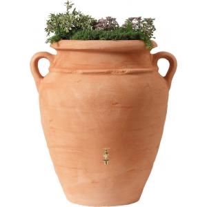 Garantia regenton amphora terra 360 liter met plantenbak