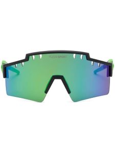 Plein Sport lunettes de soleil à monture couvrante - Bleu