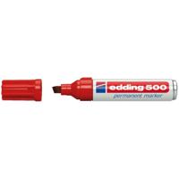 Edding 500 permanent marker 2-7mm schuin rood