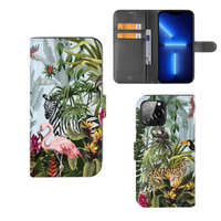 Telefoonhoesje met Pasjes voor iPhone 13 Pro Max Jungle