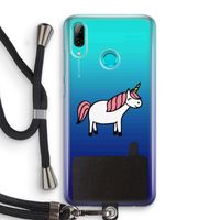 Eenhoorn: Huawei P Smart (2019) Transparant Hoesje met koord