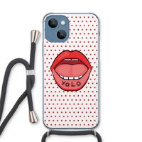 Yolo Denise: iPhone 13 Transparant Hoesje met koord