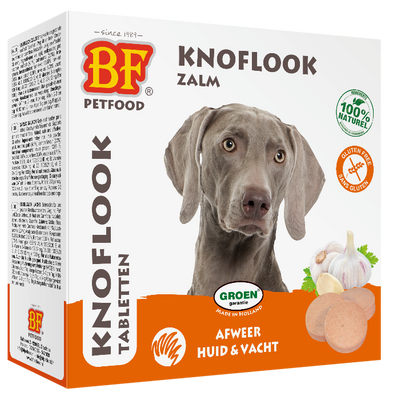 Biofood Knoflook Zalm Afweer tabletten hond