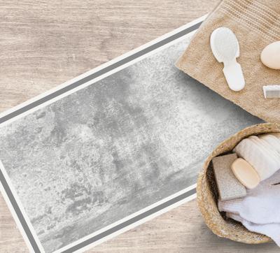 Minimalistische massief grijze stenen vloeren