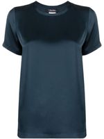 'S Max Mara t-shirt satiné à col v - Bleu