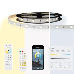 7 meter dual white led strip complete set - basic 420 leds