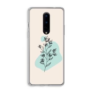 Violets are blue: OnePlus 8 Transparant Hoesje
