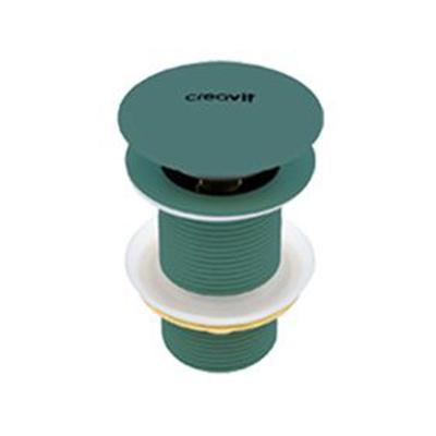 Afvoerplug Creavit Loop | 5/4" | Click waste verlengd | Keramiek | Rond | Groen