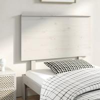 Hoofdbord 104x6x82,5 cm massief grenenhout wit