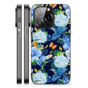 Dierenprint Telefoonhoesje voor iPhone 14 Pro IJsvogel