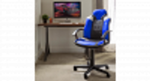 X-Rocker Saturn Gaming Stoel Zwart/Grijs/Blauw