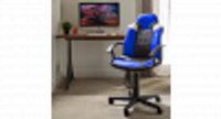 X-Rocker Saturn Gaming Stoel Zwart/Grijs/Blauw