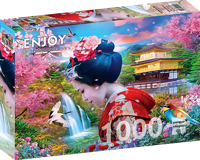 Geisha Garden Puzzel 1000 Stukjes