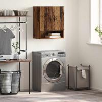 Wandkast Wandgemonteerd Oud hout 60 x 31 x 70 cm Bewerkt hout