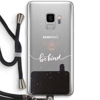 Be(e) kind: Samsung Galaxy S9 Transparant Hoesje met koord Be(e) kind: Samsung Galaxy S9 Transparant Hoesje met koord