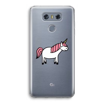 Eenhoorn: LG G6 Transparant Hoesje