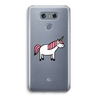 Eenhoorn: LG G6 Transparant Hoesje
