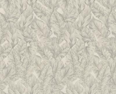 Dutch Wallcoverings Roberto Cavalli 9 - Bladeren - Grijs