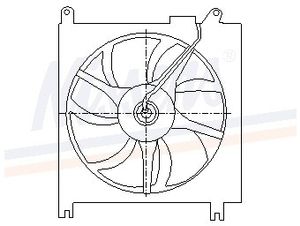 Ventilator, condensator airconditioning 85415