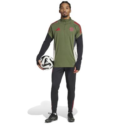 adidas Bayern München Trainingspak 1/4-Zip Europees 2025-2026 Groen Zwart Rood