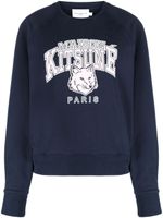 Maison Kitsuné t-shirt en coton à imprimé graphique - Bleu - thumbnail