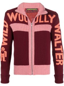 Walter Van Beirendonck Pre-Owned cardigan zippé Wild Woolly Walter - Rose