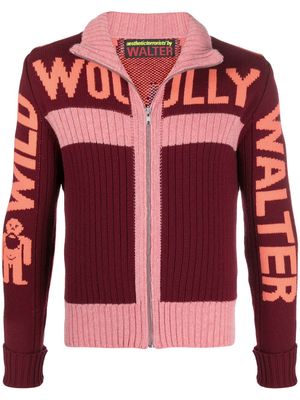 Walter Van Beirendonck Pre-Owned cardigan zippé Wild Woolly Walter - Rose