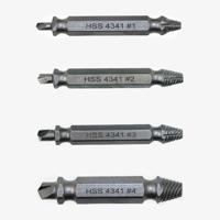 4 in 1 schroef Extractor boorgereedschap gebroken bout remover (1 # 2 # 3 # 4 #) met plastic behuizing