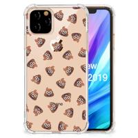 Doorzichtige Silicone Hoesje voor Apple iPhone 11 Pro Poep Emojis