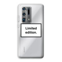 Limited edition: Huawei P40 Pro Plus Transparant Hoesje