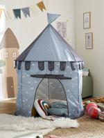 Speeltent Kasteel van stof blauw Speeltent Kasteel van stof blauw