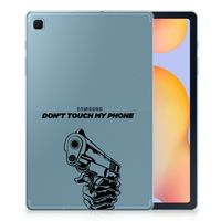 Samsung Galaxy Tab S6 Lite | S6 Lite (2022) Print Case Gun Don't Touch My Phone - thumbnail