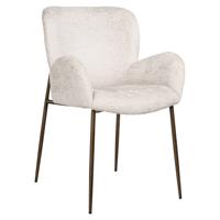 Stoel Amber cream fusion brandvertragend