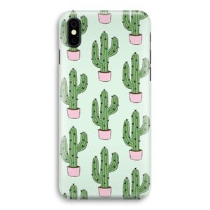 Cactus Lover: iPhone X Volledig Geprint Hoesje