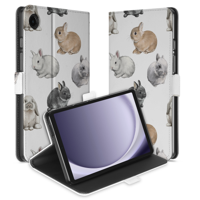 Uniek Samsung Galaxy Tab A9 Tablethoesje Konijntjes Design | B2C Telecom - thumbnail