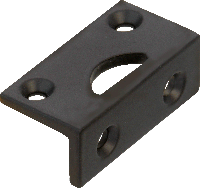 Hoeksluitplaat halfronde stang MMZ