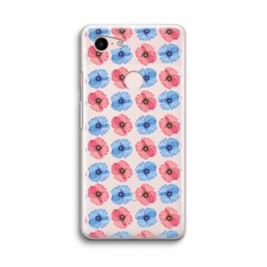 Klaproosjes: Google Pixel 3 Transparant Hoesje