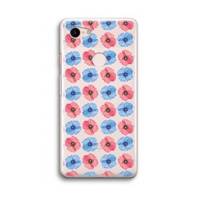 Klaproosjes: Google Pixel 3 Transparant Hoesje
