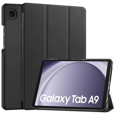 AccezzTrifold Bookcase Samsung Galaxy Tab A9 Tablethoesje Zwart