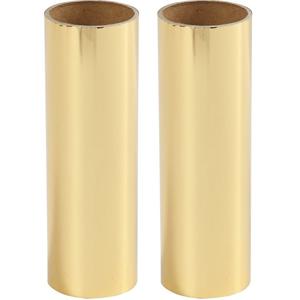 Knutsel/hobby folie - 2x - goud - transfer folie - decoratie folie - knutselen - 50 x 15,5 cm