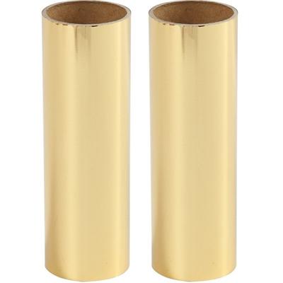 Knutsel/hobby folie - 2x - goud - transfer folie - decoratie folie - knutselen - 50 x 15,5 cm